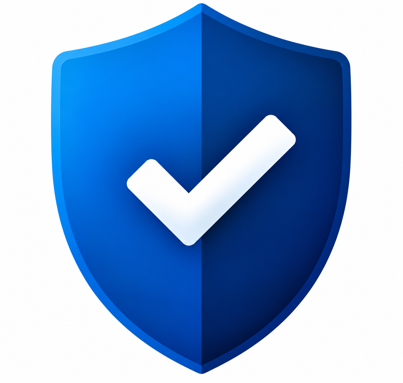 Glossy Two-Tone Security Shield